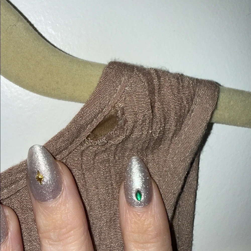 Boho Brown Maxi Dress - Picture 4 of 4